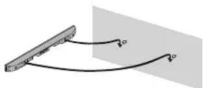 ONKYO SBT200 - Installieren des Soundbar - 5
