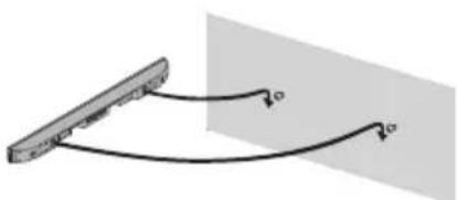 ONKYO SBT200 - Installazione della soundbar - 5