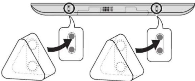 ONKYO SBT200 - Verwendung des mitgelieferten StandfuBes - 2