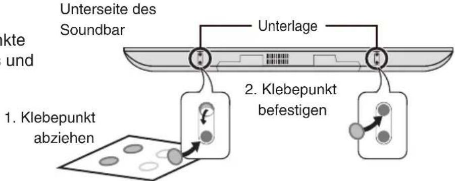 ONKYO SBT200 - Verwendung des mitgelieferten StandfuBes - 1