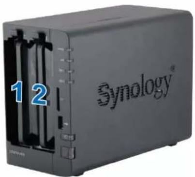 SYNOLOGY DiskStation DS214play - D拉伊の装着 - 3