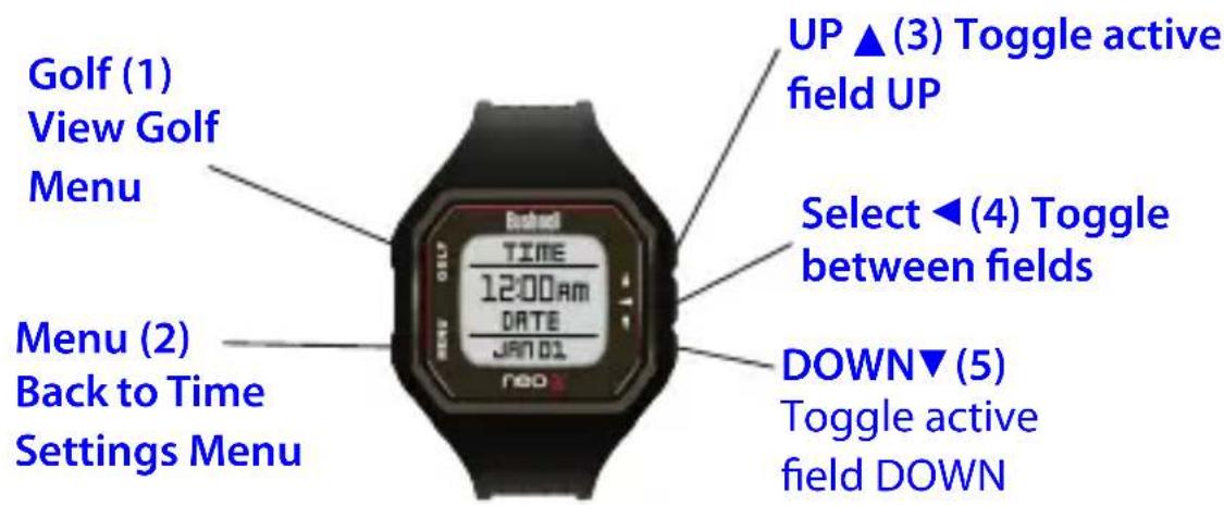 BUSHNELL Neo X - Set Time Manually - 1