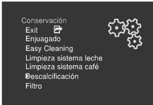 MELITTA Caffeo Varianza CSP - Acceder a los submenús - 1
