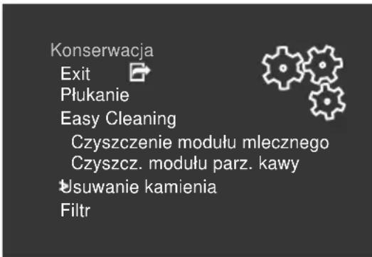 MELITTA Caffeo Varianza CSP - Wywoływanie podmenu - 1
