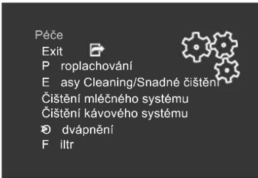 MELITTA Caffeo Varianza CSP - Vyvolání podnabídek - 1