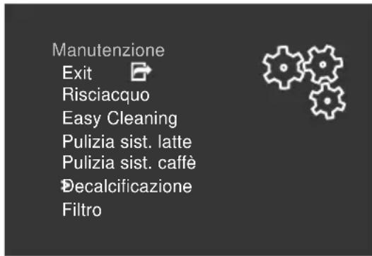 MELITTA Caffeo Varianza CSP - Accesso ai sottomenu - 1