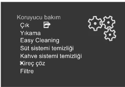 MELITTA Caffeo Varianza CSP - Alt menülere ulaşım - 1