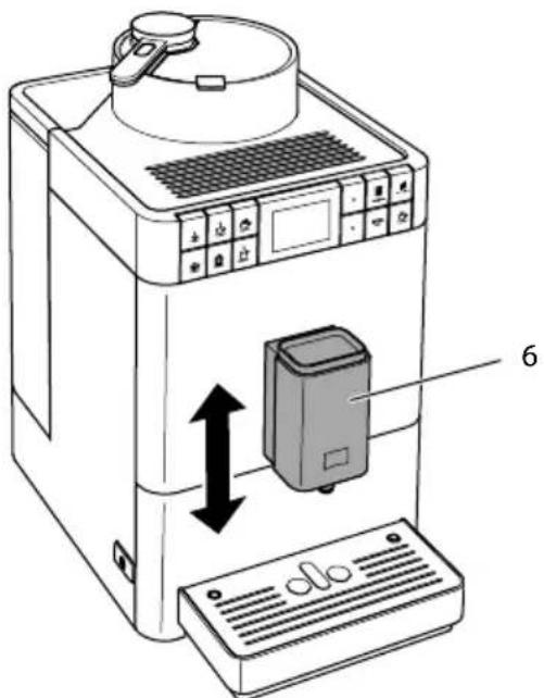 MELITTA Caffeo Varianza CSP - Adjusting the outlet - 1