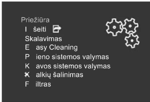 MELITTA Caffeo Varianza CSP - Meniu punktu iškvietimas - 1
