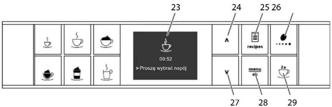 MELITTA Caffeo Varianza CSP - Poz. Nazwa Funkcja - 1