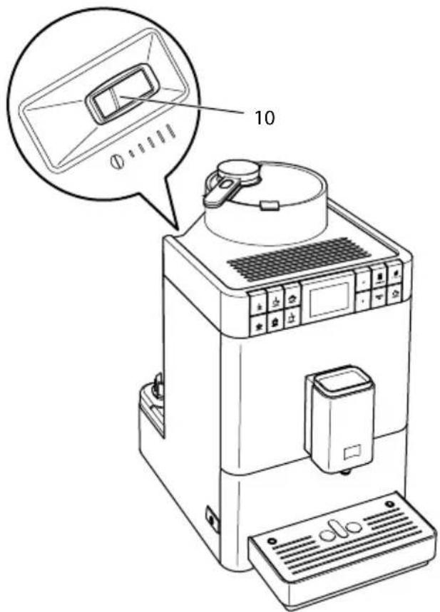 MELITTA Caffeo Varianza CSP - Regolazione del grado di macinazione - 1