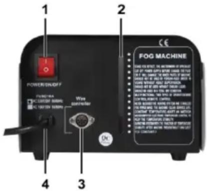 HQ Power VDL1200SM2 smoke machine - Description - 1