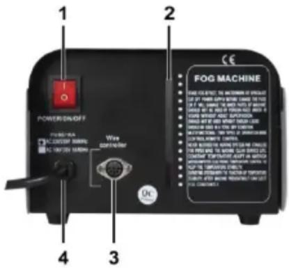 HQ Power VDL1200SM2 smoke machine - Umschreibung - 1