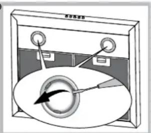 HOTPOINT HNB 9.5S CB X HA - Substituição das lâmpadas - 1