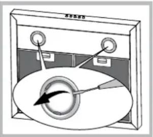 HOTPOINT HNB 9.8 ADI X HA - Sustitución de las lámparas - 1