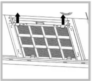 HOTPOINT HNB 9.8 ADI X HA - Udrzba uhlikového fi ltru (B) - 3