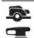 BOSCH GAS 25 L SFC - Symboly na prepinaci volby druhu provozu - 2