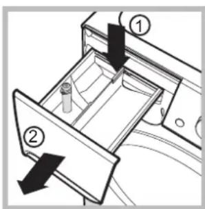 INDESIT XWA 71483X W EU - Cleaning the detergent dispenser drawer - 1