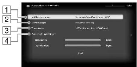 SONY Bravia KDL40EX719 - Automatisk satellitindstilling: - 1