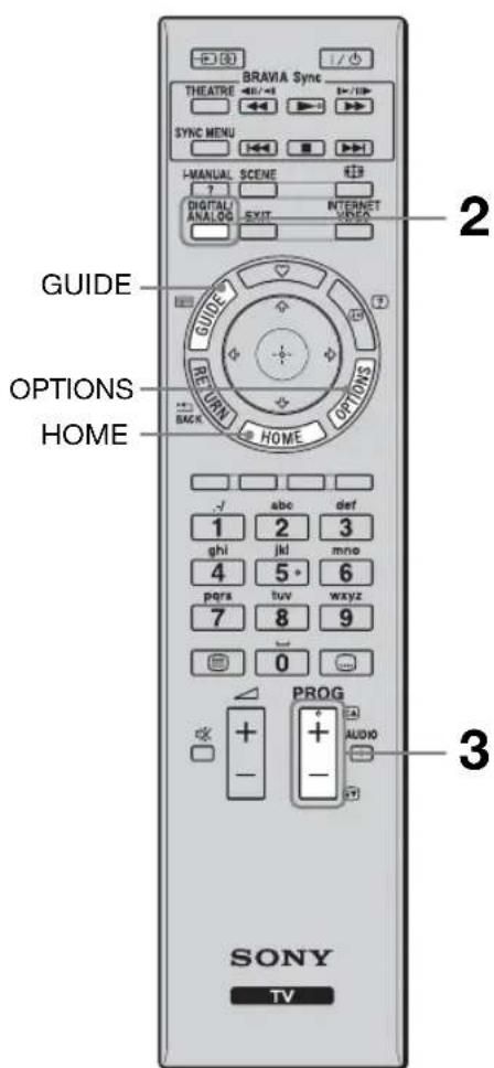 SONY Bravia KDL40EX719 - Sledováni programů - 1