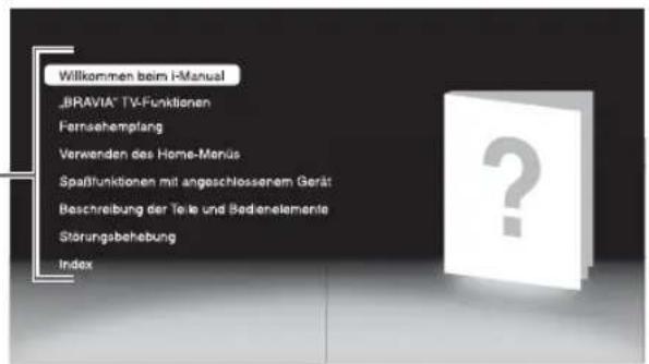 SONY Bravia KDL40EX719 - So verwenden Sie i-Manual - 4