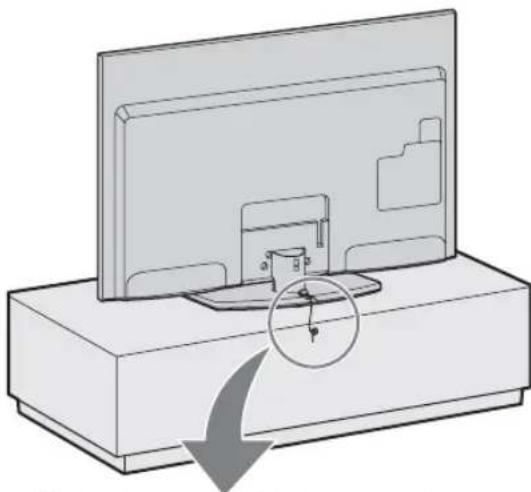 SONY Bravia KDL40EX717 - Protection du téléviseur contre les chutes - 1