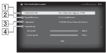 SONY Bravia KDL40EX717 - Vykonanie uvodnych nastavení - 4