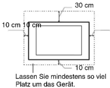 SONY Bravia KDL40EX716 - Luftzirkulation - 1