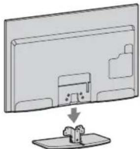 SONY Bravia KDL40EX716 - Befestigen des Tischständers (außer beim Modell KDL-60EX705) - 1