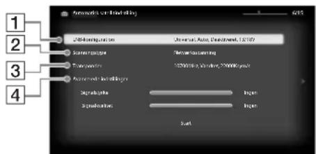 SONY Bravia KDL40EX716 - Automatisk satellitindstilling: - 1