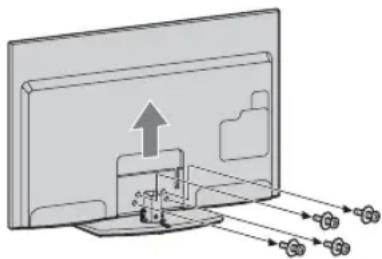 SONY Bravia KDL40EX716 - Démontage du support de table du téléviseur - 1