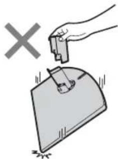 SONY Bravia KDL40EX716 - Odmontování stolního stojanu z televizoru - 2