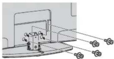 SONY Bravia KDL40EX716 - Fastgørelse af tv-fod (undtagen KDL-60EX705) - 1