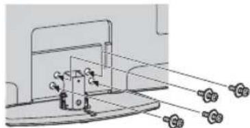 SONY Bravia KDL40EX716 - Befestigen des Tischständers (außer beim Modell KDL-60EX705) - 2