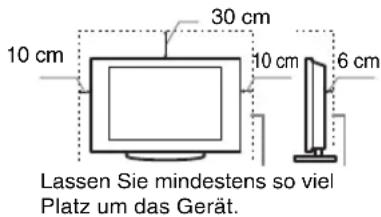 SONY Bravia KDL40EX716 - Luftzirkulation - 2