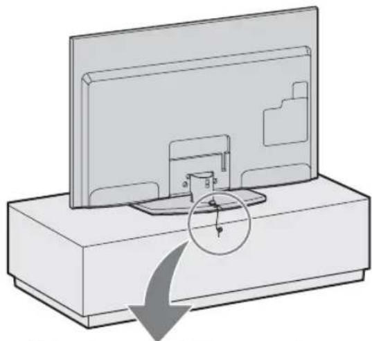 SONY Bravia KDL40EX716 - Protection du téléviseur contre les chutes - 1