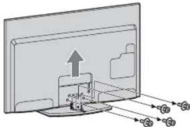 SONY Bravia KDL32EX715 - Odmontovani stolniho stojanu z televizoru - 1