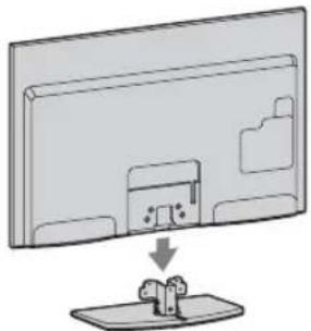 SONY Bravia KDL32EX715 - Pöytäjalustan   kiinnittäminen   (lukuunottamatta   KDL-60EX705-mallia) - 1