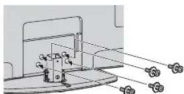 SONY Bravia KDL32EX715 - Mocowanie podstawy (nie dotyczy modelu KDL-60EX705) - 2