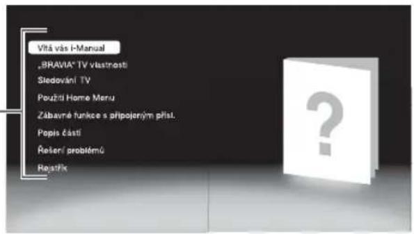 SONY Bravia KDL32EX715 - Tlačitko OPTIONS - 5