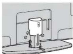 SONY Bravia KDL32EX715 - Pöytäjalustan   kiinnittäminen   (lukuunottamatta   KDL-60EX705-mallia) - 1