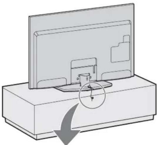 SONY Bravia KDL32EX715 - Fissaggio del teileisore per impedirne la caduta - 1