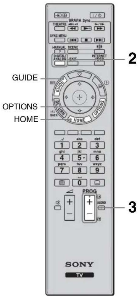 SONY Bravia KDL32EX715 - Sledovanie programov - 1