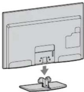 SONY Bravia KDL32EX715 - Montering av bordstativet (forutom KDL-60EX705) - 1