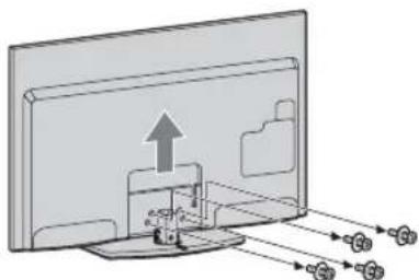 SONY Bravia KDL32EX715 - Abnehmer des Tischständers vom Fernsehgerät - 1
