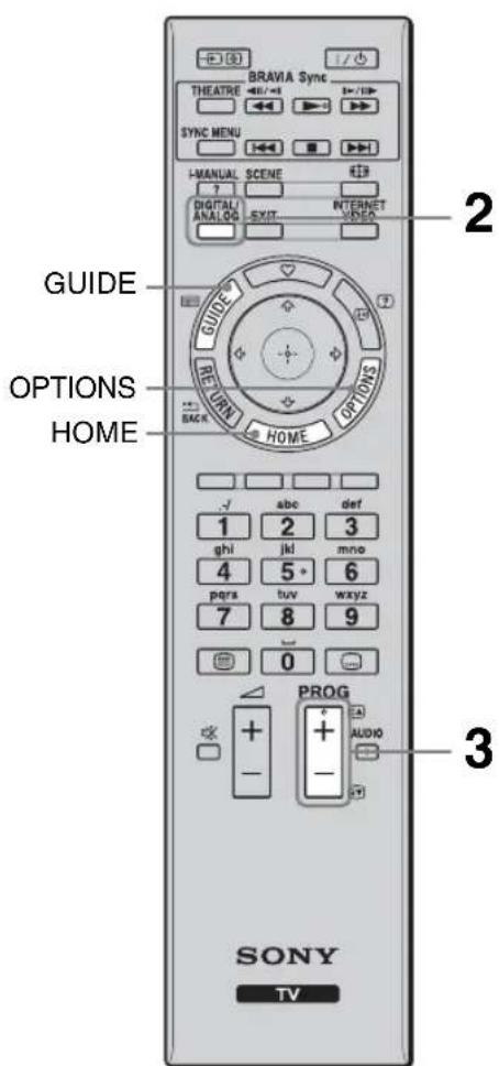 SONY Bravia KDL32EX715 - Titta på program - 1