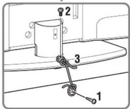 SONY Bravia KDL32EX715 - Förhindra att din TV välter - 2