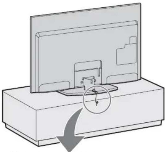 SONY Bravia KDL32EX715 - Protection du téléviseur contre les chutes - 1