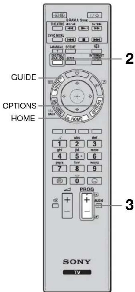 SONY Bravia KDL32EX715 - Sledování programú - 1