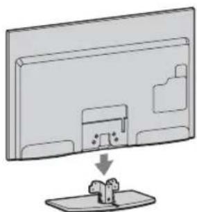 SONY Bravia KDL32EX715 - Befestigen des Tischständers (außer beim Modell KDL-60EX705) - 1